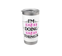 Je suis Renee Doing Renee Things Funny Name Women Gobelet isotherme en acier inoxydable double paroi