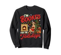 Je suis réservé pour Les fêtes de Fin d'année, en Train de Lire Bookworm Xmas Sweatshirt