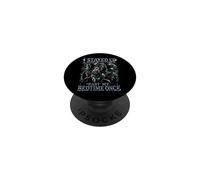 Je suis restée éveillée après l'heure du Coucher Une Fois Grim Reaper Funny PopSockets PopGrip Adhésif