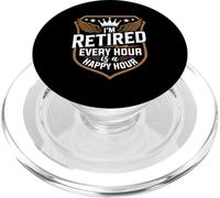 Je suis retraité, Chaque Heure est Un Happy Hour PopSockets PopGrip pour MagSafe