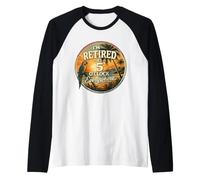 Je suis retraité - Il est 5 Heures Partout - 5 Heures Quelque Part Manche Raglan