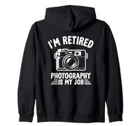Je suis retraité La photographie est mon appareil photo de travail Sweat à Capuche