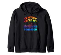 Je suis retraité, tu ne t'amuseras Pas au Travail Demain tie-Dye Sweat à Capuche