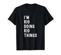 Je suis Rio Qui Fait des Choses à Rio T-Shirt Graphique avec Valeur