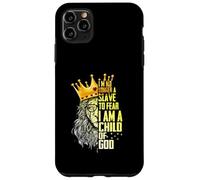 Je suis Roi, Je ne suis Plus Esclave de la Peur d'être Un Enfant de Dieu Lion Coque pour iPhone 11 Pro Max