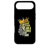 Je suis Roi, Je ne suis Plus Esclave de la Peur d'être Un Enfant de Dieu Lion Coque pour iPhone Air
