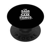 Je suis Sam Qui Fait Sam Things PopSockets PopGrip Adhésif