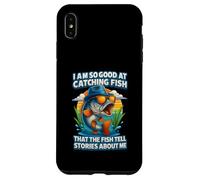 Je suis si doué pour Attraper du Poisson Racontez des Histoires sur Moi, pêcheur Coque pour iPhone XS Max