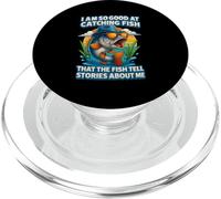 Je suis si doué pour Attraper du Poisson Racontez des Histoires sur Moi, pêcheur PopSockets PopGrip pour MagSafe