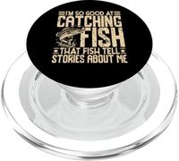 Je suis si doué pour Attraper du Poisson Un pêcheur Amusant PopSockets PopGrip pour MagSafe