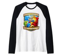 Je suis si douée pour pêcher Que Les Poissons racontent des Histoires (Blague) Manche Raglan