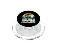 Je suis si douée pour pêcher Que Les Poissons racontent des Histoires sur Moi PopSockets PopGrip pour MagSafe