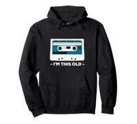 Je suis si Vieux. La Musicassette des années 80-90. Sweat à Capuche