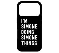 Je suis Simone Qui Fait des Choses à Simone Coque pour iPhone 17 Pro