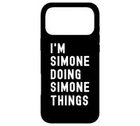 Je suis Simone Qui Fait des Choses à Simone Coque pour iPhone 17 Pro Max