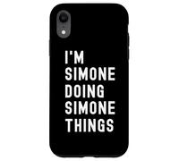 Je suis Simone Qui Fait des Choses à Simone Coque pour iPhone XR