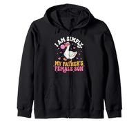 Je suis Simplement la Fille de Mon père Sweat à Capuche