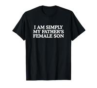 Je suis Simplement Le Fils de Mon père, Un garçon manqué drôle, Gay, Y2K T-Shirt