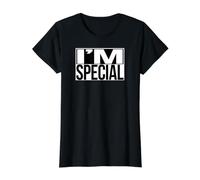 Je suis spécial T-Shirt Graphique avec Valeur, Femme, Noir, S