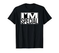 Je suis spécial T-Shirt Graphique avec Valeur, Homme, Noir, S