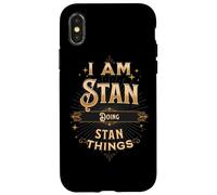 Je suis Stan en Train de Faire Une drôle de fête avec Stan Things Coque pour iPhone X/XS