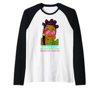 Je suis Street, Alors Regarde dans Les Deux Sens Avant de me croiser, Fille Noire Manche Raglan