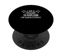 Je suis styliste, J'Ai Toujours Raison Coiffeur PopSockets PopGrip Adhésif
