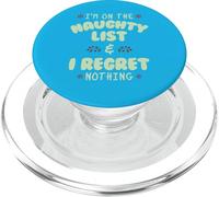 Je suis sur la liste Coquine et Je ne Regrette Rien PopSockets PopGrip pour MagSafe