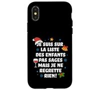 Je suis sur la liste des Enfants Pas sages Coque pour iPhone X/XS