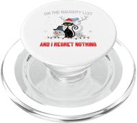 Je suis sur la Naughty List et Je ne Regrette Rien PopSockets PopGrip pour MagSafe