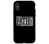 Je suis sur la Voie de la Croissance spirituelle, d'un état d'esprit Positif Coque pour iPhone X/XS