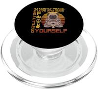 Je suis Surtout la Paix, l'amour, Les Chiens et Un Peu de toi-même PopSockets PopGrip pour MagSafe