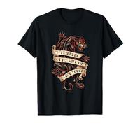 Je suis sympathique mais ma Femme ne l'est Pas Don't Touch Funny Panther T-Shirt