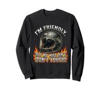 Je suis sympathique mais ma Femme n'est Pas drôle Sweatshirt