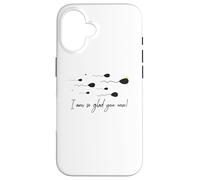 Je suis Tellement contente Que Vous ayez remporté Le Prix Funny Birthday Sperm Champion Coque pour iPhone 16