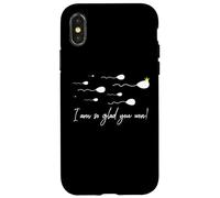 Je suis Tellement contente Que Vous ayez remporté Le Prix Funny Birthday Sperm Champion Coque pour iPhone X/XS