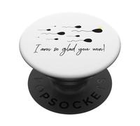 Je suis Tellement contente Que Vous ayez remporté Le Prix Funny Birthday Sperm Champion PopSockets PopGrip Adhésif