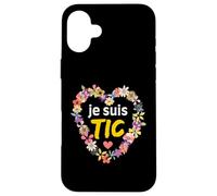 Je Suis TIC - Déguisement 2 Personnes Duo Drôle Coque pour iPhone 16 Plus