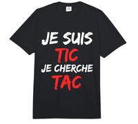 Je suis TIC Je Cherche TAC - Déguisement Duo Comfort Colors Adult Heavyweight T-Shirt