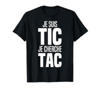 Je suis TIC Je Cherche TAC - Duo TIC et TAC Deguisement Deux T-Shirt Graphique avec Valeur