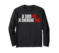 Je suis TIC Je Cherche TAC, Duo TIC et TAC Déguisement Drôle Manche Longue