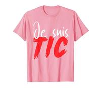 Je suis TIC, TIC Et TAC, Duo Drole Déguisement 2 Personnes T-Shirt, Homme, Rose, 3XL