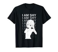 Je suis timide, je suis timide, je suis timide, je suis timide, je suis timide Anime Girl T-Shirt