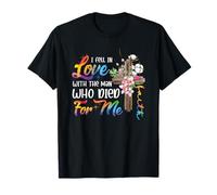 Je suis tombée Amoureuse de l'homme Qui est Mort pour Moi, Jesus Christian T-Shirt