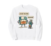 Je suis Ton Père Disquette Clé USB Nostalgie Informaticien Sweatshirt