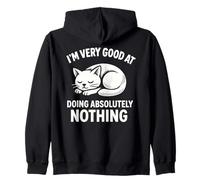 Je suis très douée pour ne Rien Faire Lazy Cat Sweat à Capuche