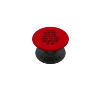 Je suis très vulnérable RN si Quelqu'un Veut Profiter de Moi PopSockets PopGrip Adhésif