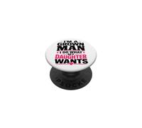 Je suis Un Adulte, Je Fais ce Que Veut ma Fille, Papa drôle PopSockets PopGrip Adhésif