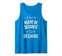 Je suis Un Agent de sécurité Qui déchire Idée Cadeau Drôle Débardeur, Homme, Saphir, XL