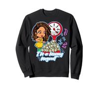 Je suis Un Aimant à Argent Melanine Hustler Black Hustiling Sista Sweatshirt